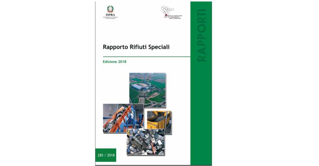 ISPRA: Rapporto rifiuti speciali 2018