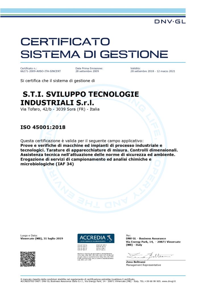 Nuovo traguardo per S.T.I. Sviluppo Tecnologie Industriali!