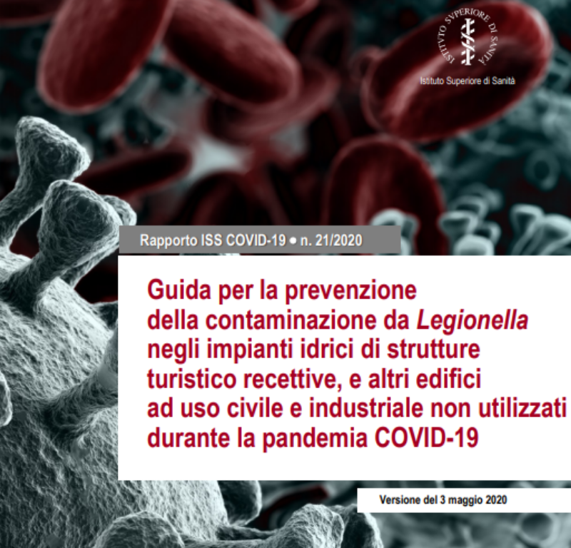 Rapporto ISS Covid-19: Guida per la prevenzione della Legionella