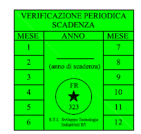 Contrassegno di verificazione periodica